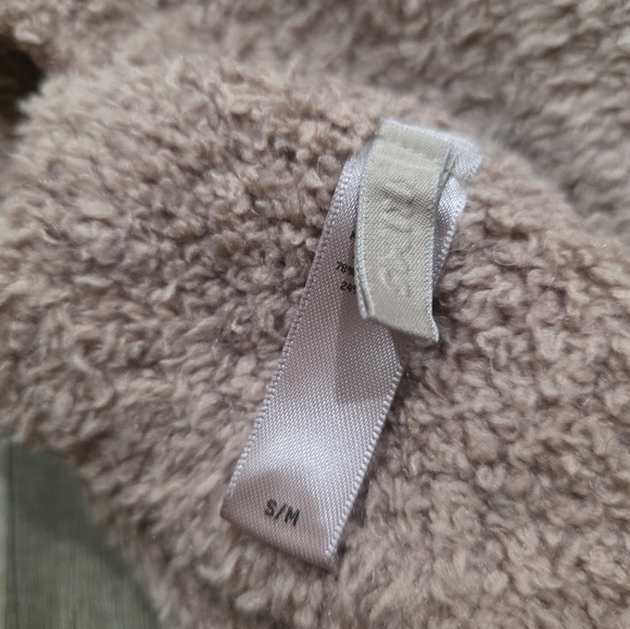 SKIMS Cozy Fluffy Crop Tank Bralette Top Nude Mineral Shapewear Loungewear Y2k - Picture 4 of 10